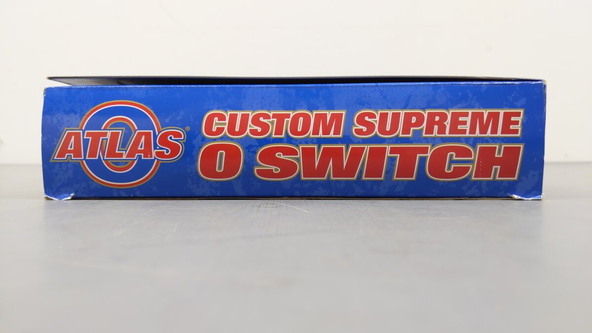 Atlas 6070 O / O54 Gauge Nickel Silver Left Hand Remote Switch Turnout EX/Box