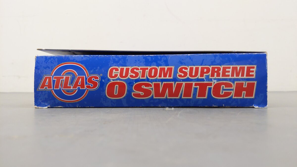 Atlas 6086 O Nickel Silver O-45 Right Hand Remote Control Switch Turnout EX/Box