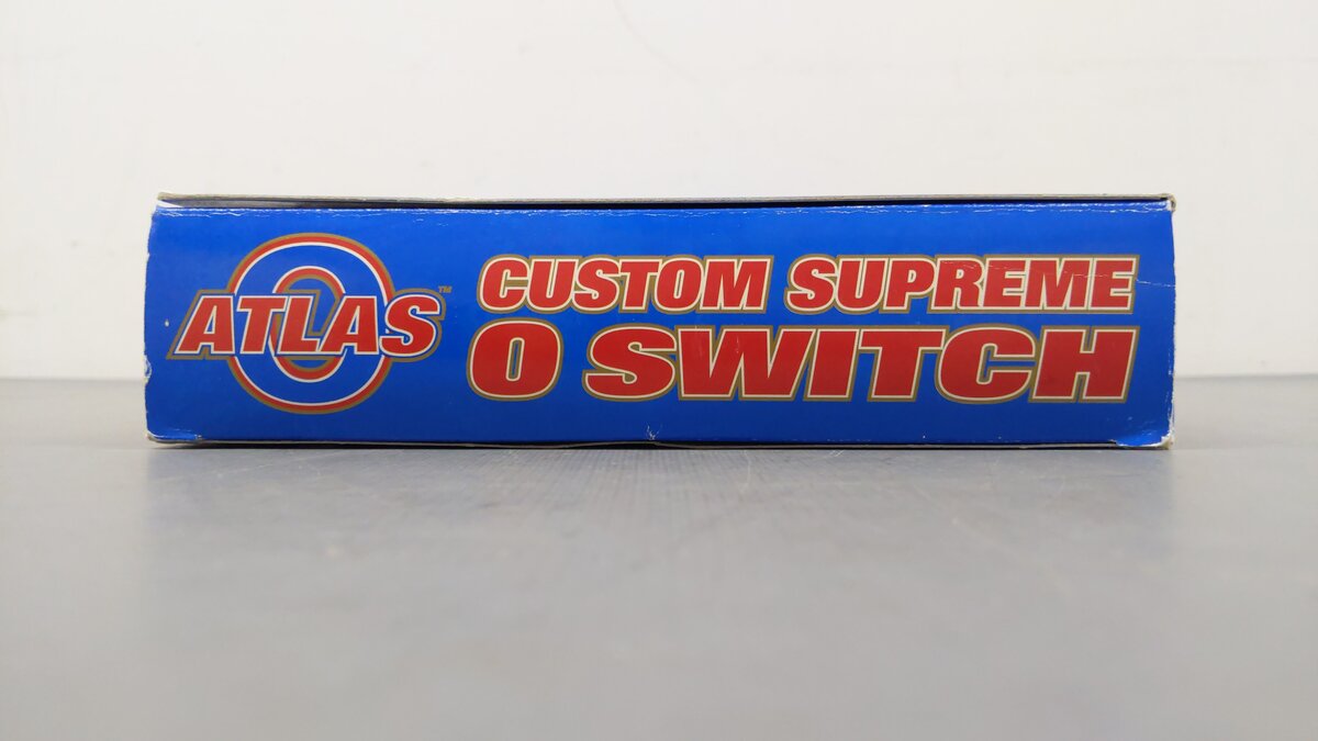 Atlas 6072 O Gauge Nickel Silver O-72 Left Hand Remote Switch Turnout EX/Box
