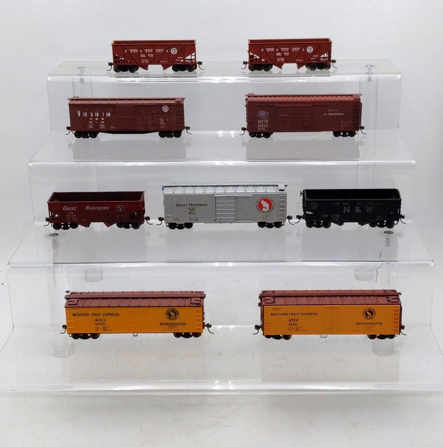 Accurail & Other HO Scale Assorted Freight Cars [10] EX