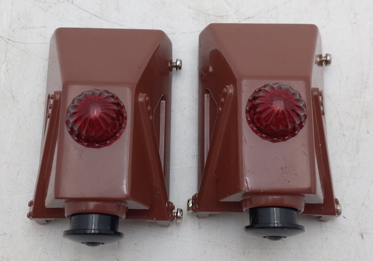 Lionel 6-2283 O/O27 Gauge Die-Cast Illuminated Bumpers (Set of 2) EX