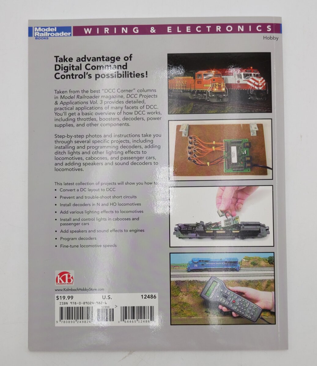 DCC Projects & Applications Vol.3Paperback Book Mike Polsgrove W/ Cody Grivno LN