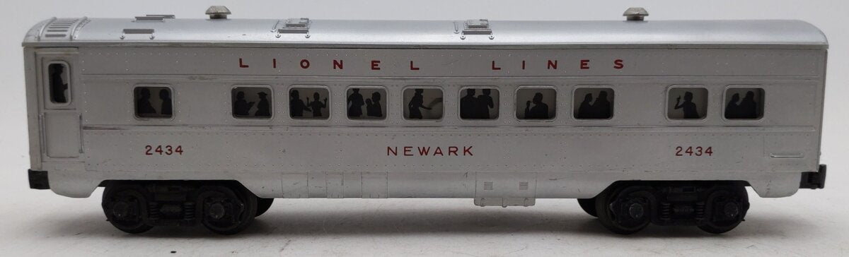 Lionel 2434 Vintage O Lionel Lines Illuminated Newark Passenger Car VG