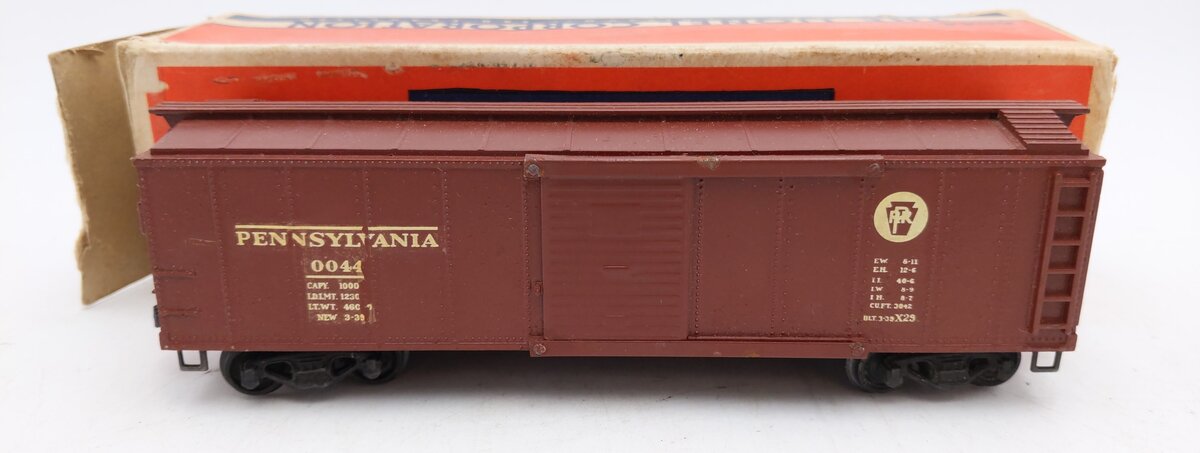 Lionel 0044 Vintage Prewar OO Gauge Pennsylvania Boxcar VG/Box