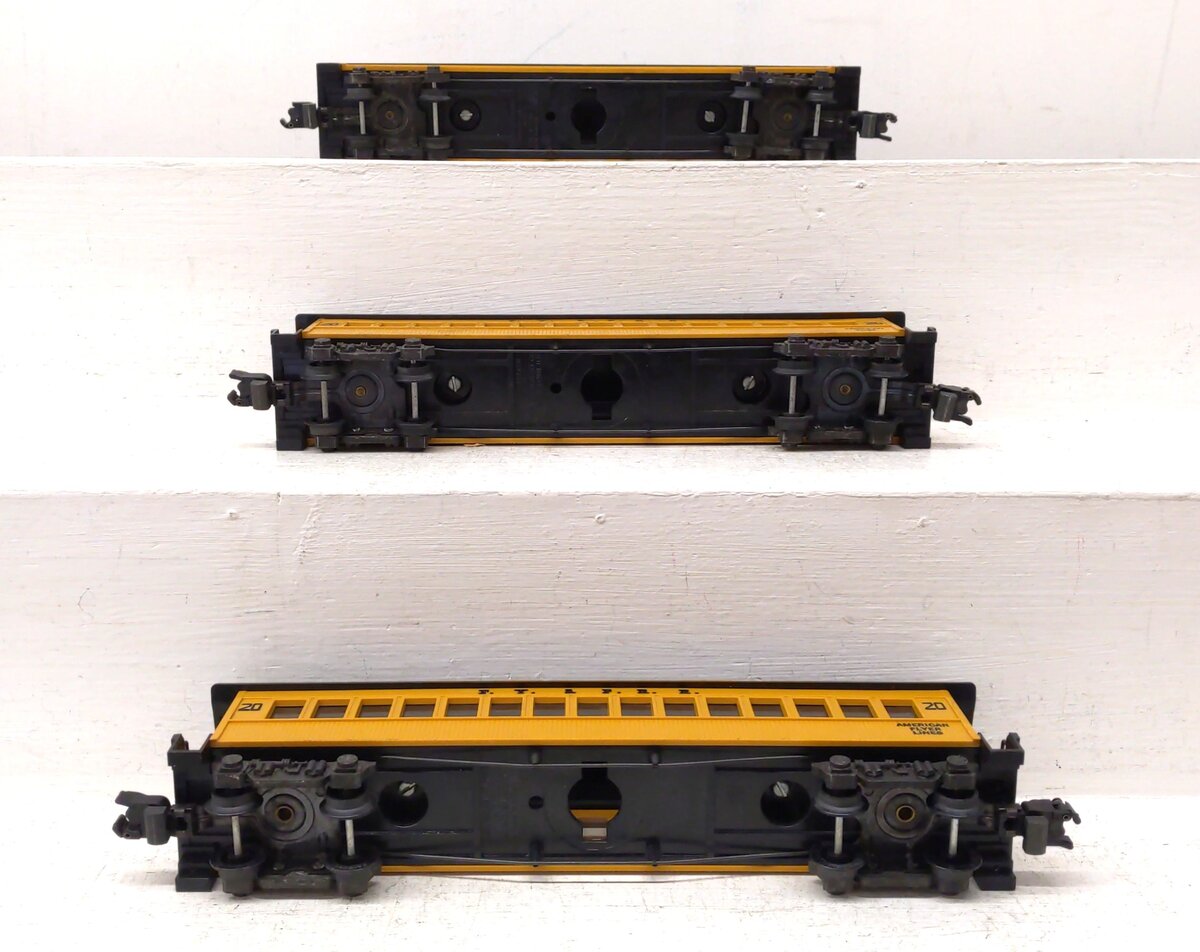 American Flyer S Gauge Vintage FY&P Passenger Cars [3] VG