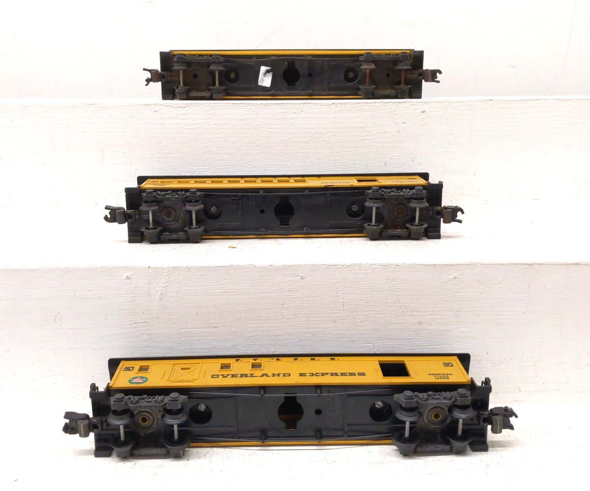 American Flyer S Gauge Vintage Overland Express Passenger Cars [3] VG