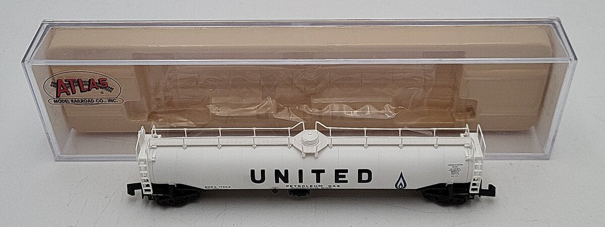 Atlas 37091 N Scale United Petroleum Gas Tank Car #17202 LN/Box