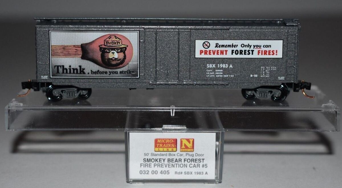 Micro-Trains 03200405 N SBX Car 50' Standard Plug Door Boxcar #1953A LN/Box