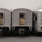 Lionel Vintage O Silver Passenger Cars: 2421, 2422, 2423 [3] EX