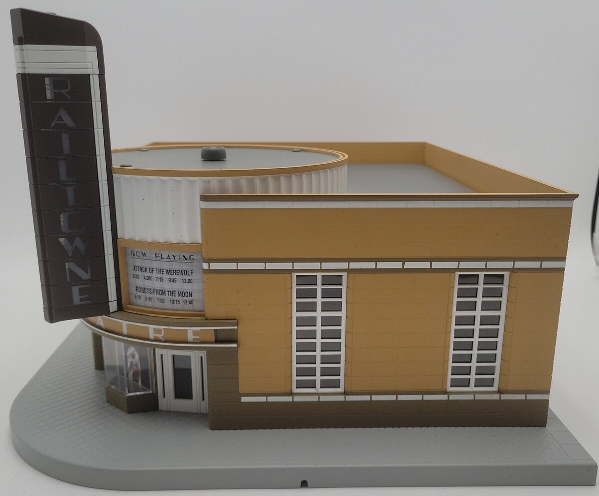 MTH 30-9054 O Railtowne Movie Theater VG