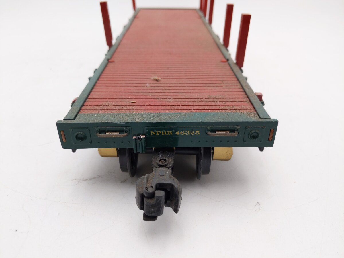 Aristo-Craft 46325 G Scale North Pole Christmas Flatcar w/Stakes VG