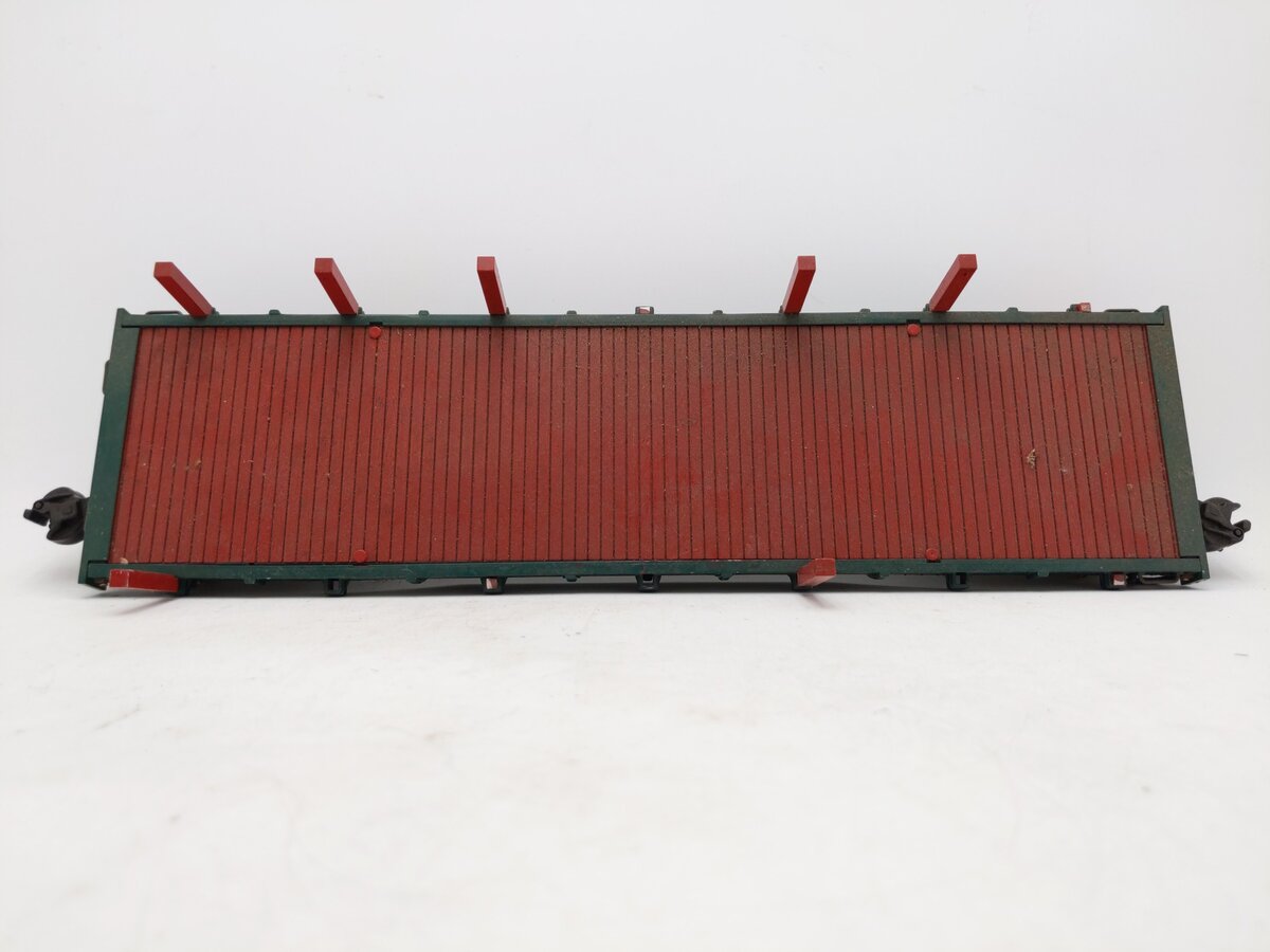 Aristo-Craft 46325 G Scale North Pole Christmas Flatcar w/Stakes VG