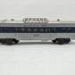 Lionel 2412 Vintage O Santa Fe Illuminated Blue Stripe Vista Dome Car VG