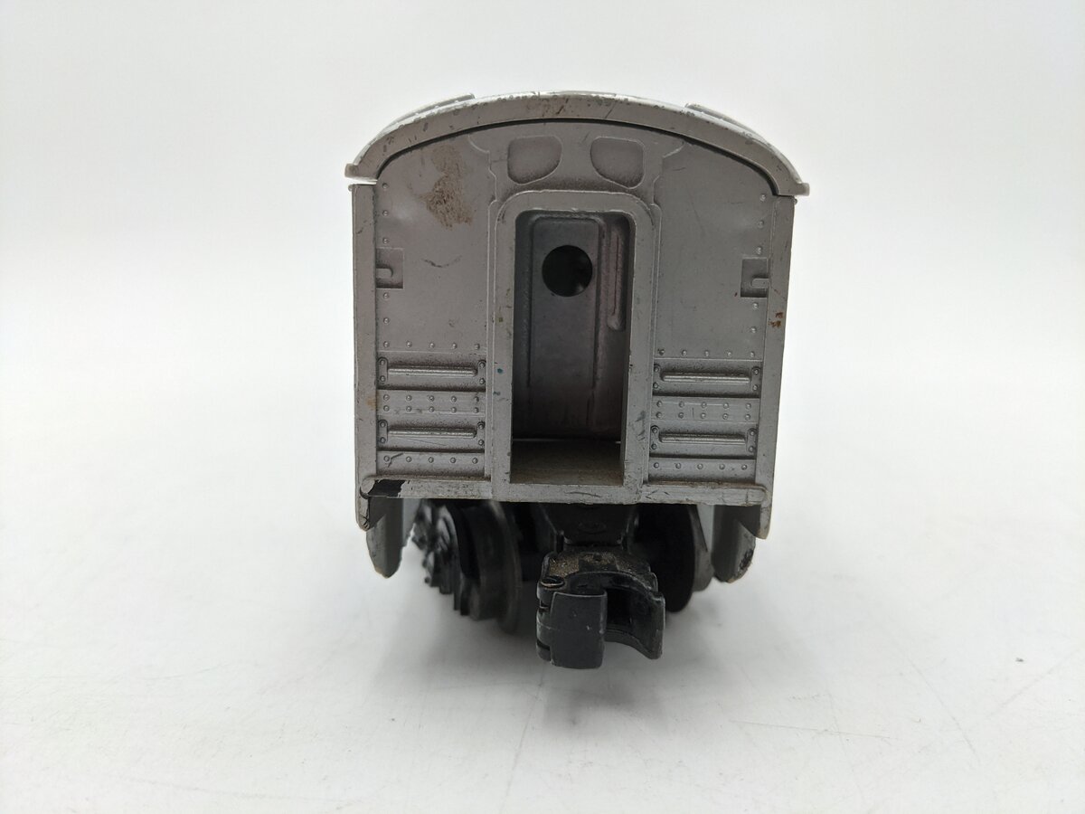 Lionel 2412 Vintage O Santa Fe Illuminated Blue Stripe Vista Dome Car VG