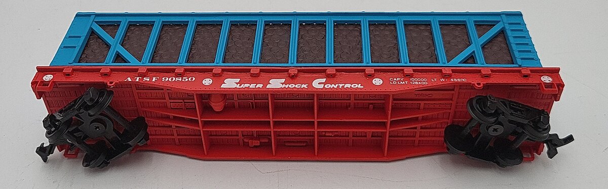 Bachmann 17302 HO Atchison, Topeka and Santa Fe 52'' Flat Car #90850 LN/Box