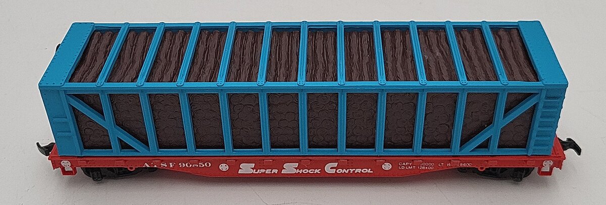Bachmann 17302 HO Atchison, Topeka and Santa Fe 52'' Flat Car #90850 LN/Box