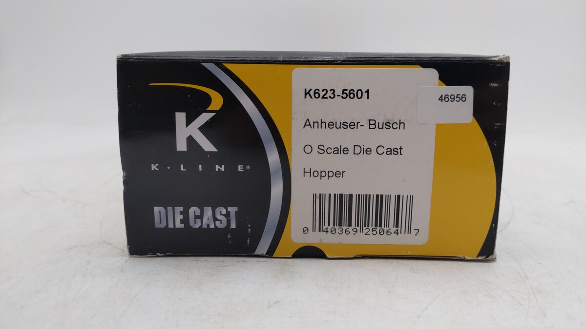 K-Line K623-5601 O Gauge Anheuser-Busch Die-Cast Hopper #1004 EX/Box