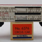 Lionel 6-19557 O Gauge Postwar Celebration Series Circus Stock Car #6376 LN/Box