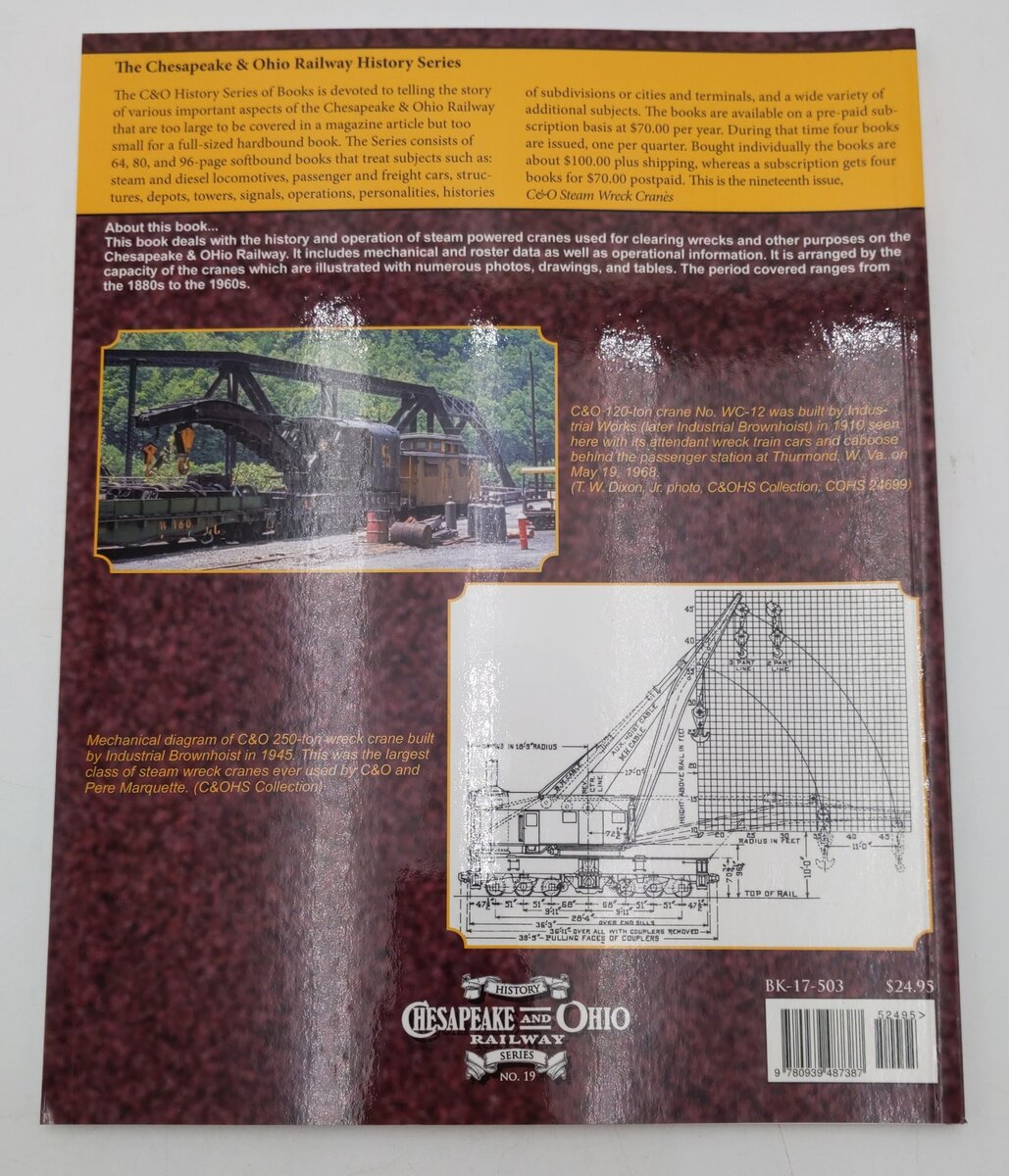 Chesapeake & Ohio History Series #19 Paperback Book By William C. Stone EX