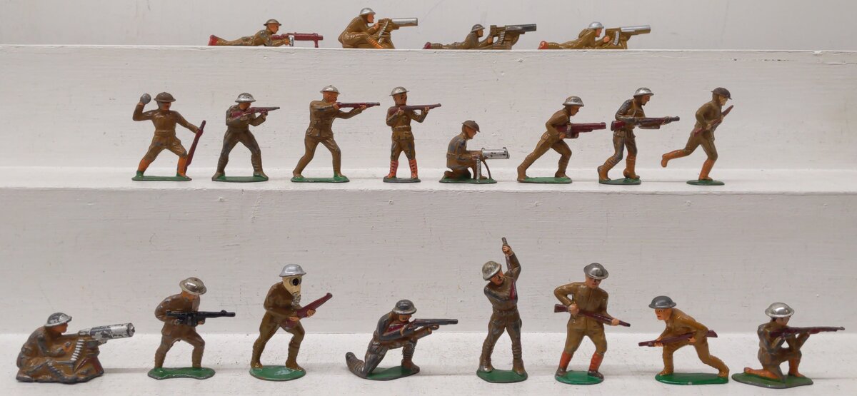 Vintage Lead Army Figurines [20] VG