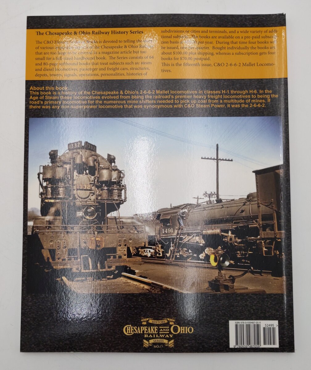Chesapeake & Ohio 2-6-6-2 Mallet Locomotives Paperback Book By Karen Parker VG