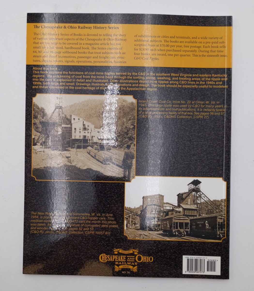 Chesapeake & Ohio Coal Tipples Paperback Book By Thomas W. Dixon Jr. EX