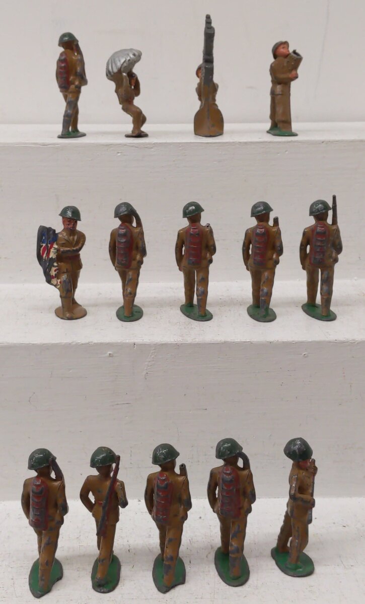 Vintage Lead Army Figurines [16] VG