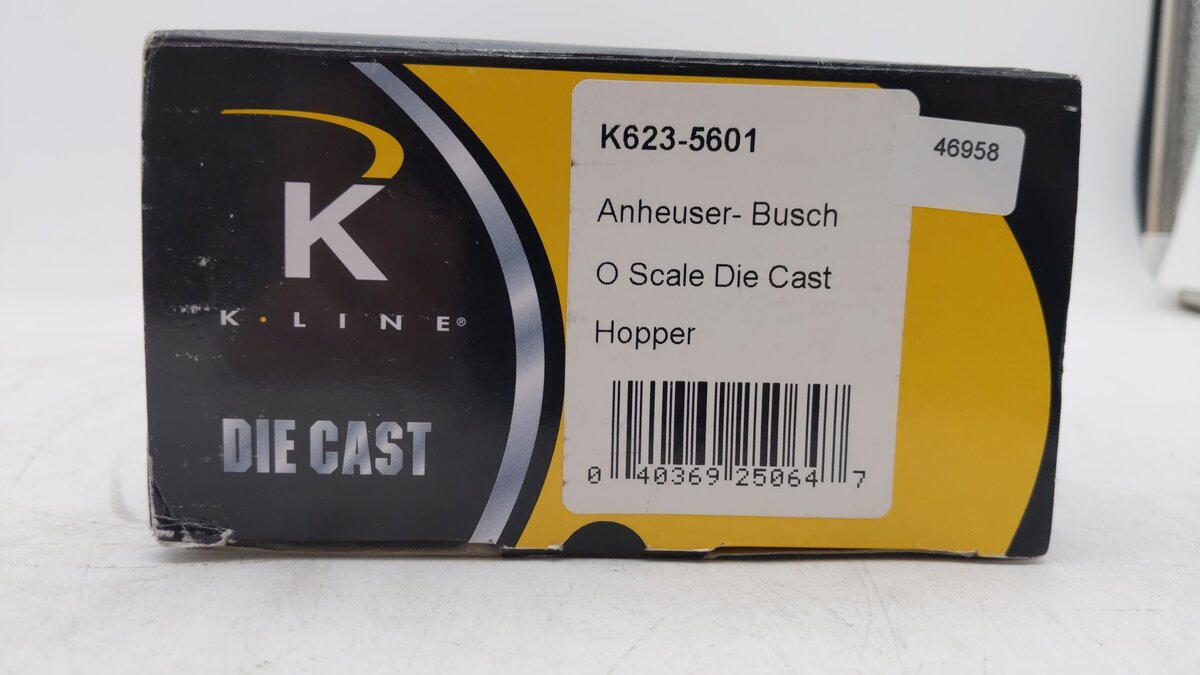 K-Line K623-5601 O Gauge Anheuser-Busch Die-Cast Hopper #1003 EX/Box