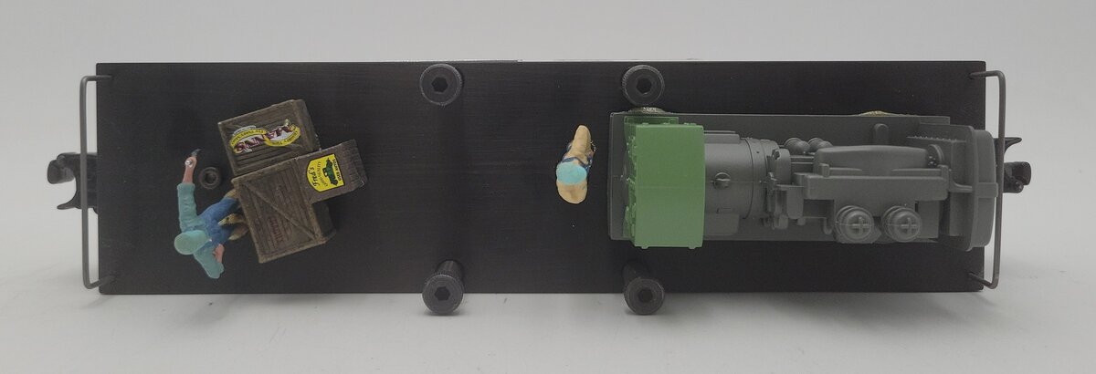NorthEast Trains O Gauge Track Cleaner Car (Large Grey Generator) (3Rail) VG