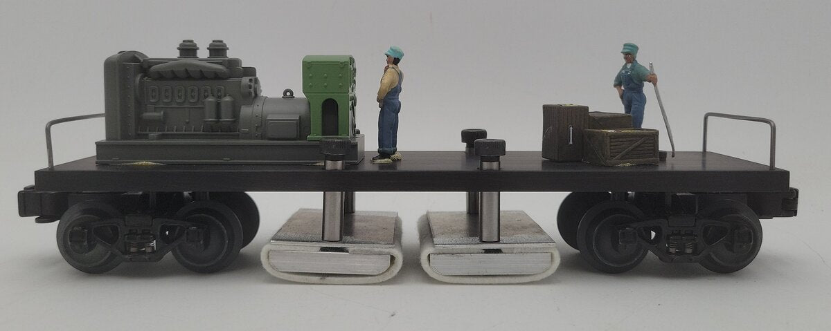 NorthEast Trains O Gauge Track Cleaner Car (Large Grey Generator) (3Rail) VG