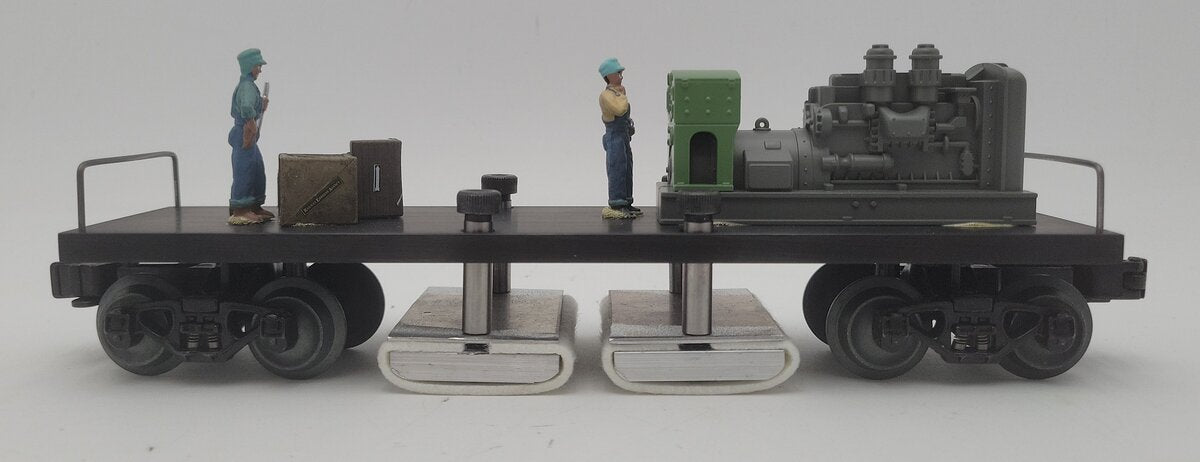 NorthEast Trains O Gauge Track Cleaner Car (Large Grey Generator) (3Rail) VG