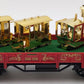 LGB 41124 G Scale 30th Anniversary Flatcar with Gold Train Set EX/Box