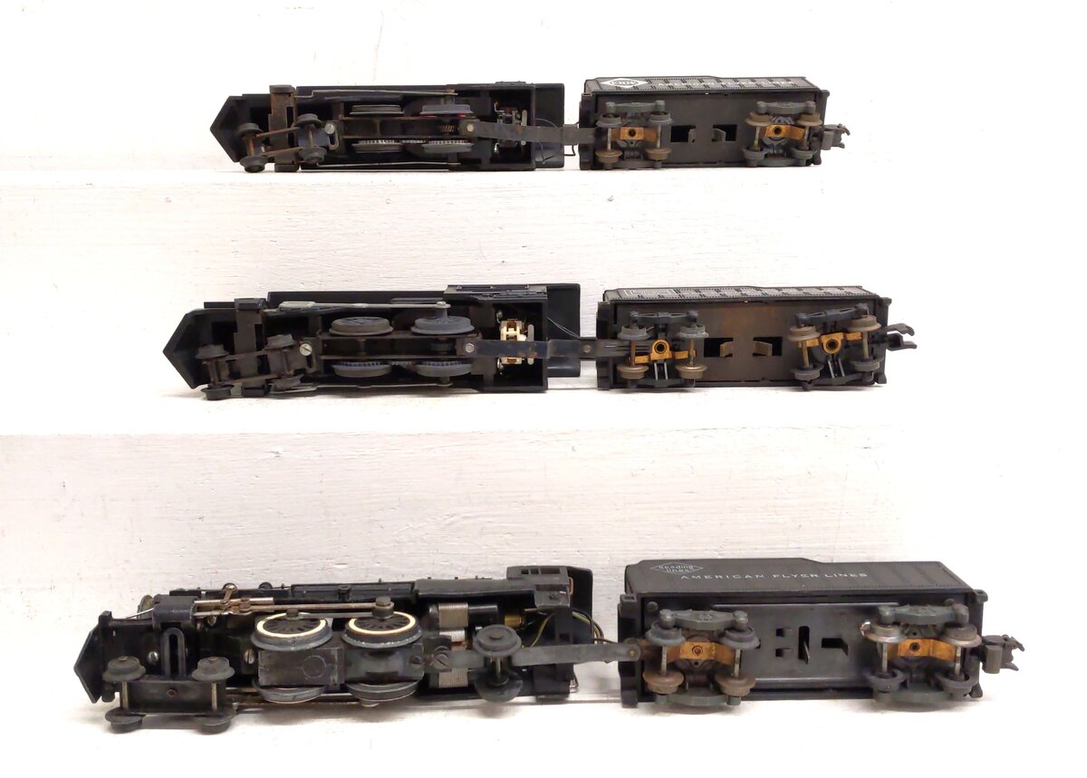 American Flyer Vintage S Gauge Steam Locomotives & Tenders: 21166, 306 [3] VG