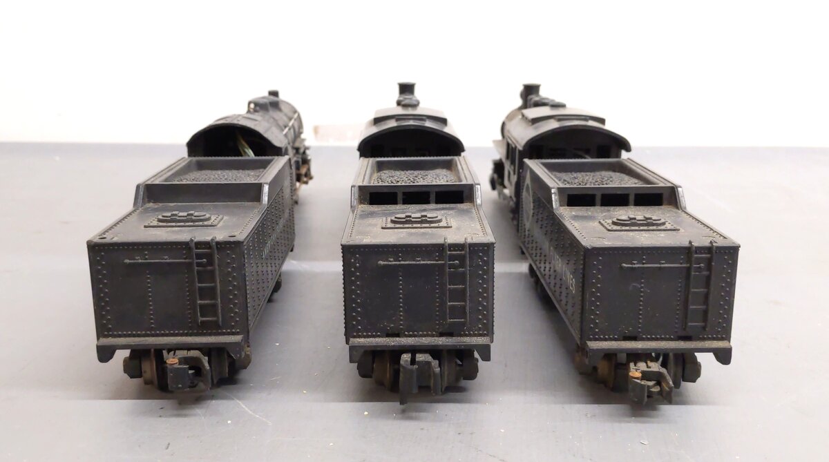 American Flyer Vintage S Gauge Steam Locomotives & Tenders: 21166, 306 [3] VG