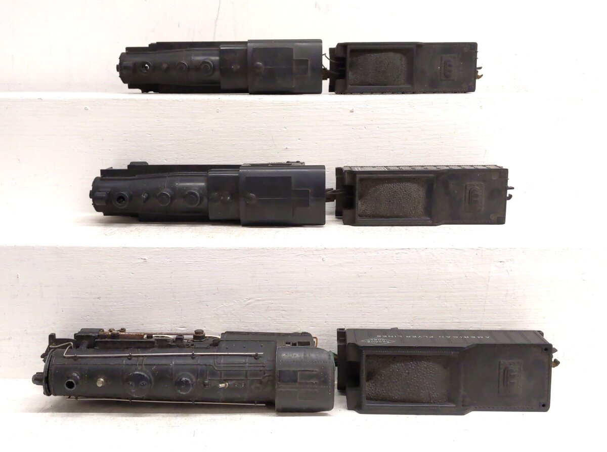 American Flyer Vintage S Gauge Steam Locomotives & Tenders: 21166, 306 [3] VG