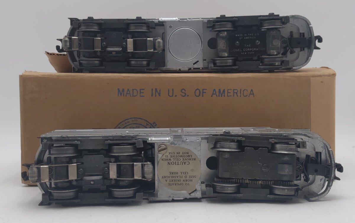 Lionel 2033 Vintage O Union Pacific Alco AA Diesel Locomotive Set EX/Box