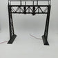 Aristo-Craft 7110 G Gauge Signal Bridge With Lights For 2 Tracks EX