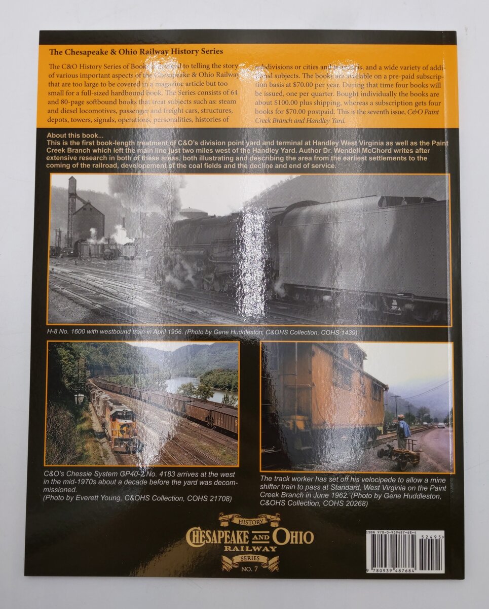 Chesapeake & Ohio Paint Creek Branch And Handley Yard Paperback Book EX