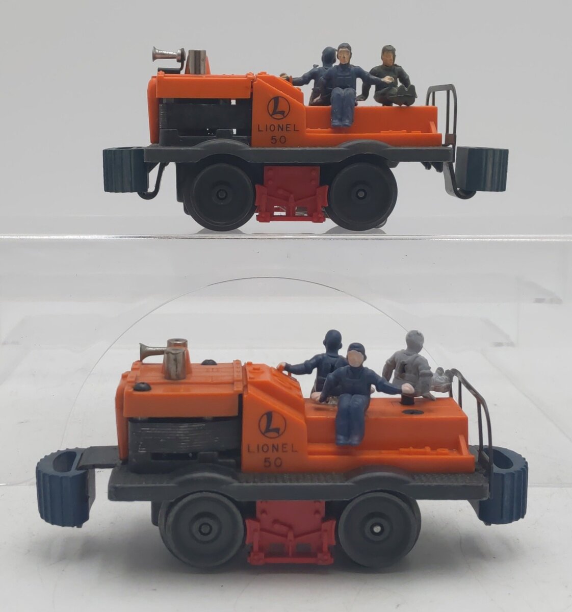Lionel 50 Vintage O Motorized Gang Cars [2] EX/Box