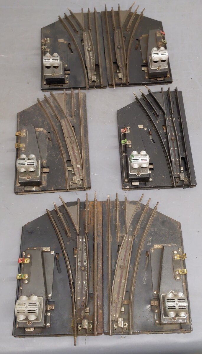 American Flyer S Scale Vintage Postwar Left and Right Switches [6]