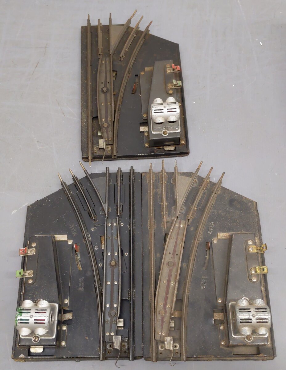 American Flyer S Scale Vintage Postwar Left and Right Switches [6]