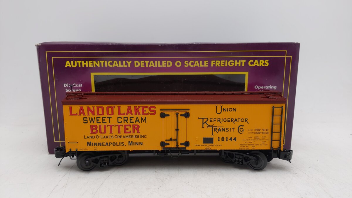 MTH 20-90284 O Land O'Lakes 36' Woodsided Reefer #10144 EX/Box