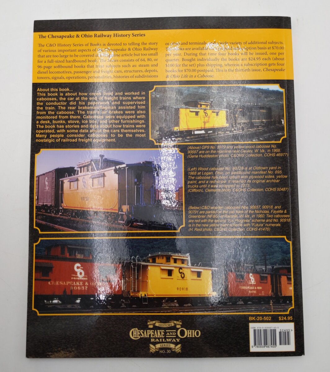 Chesapeake & Ohio Life In A Caboose Paperback Book By Clifford L. Clements VG