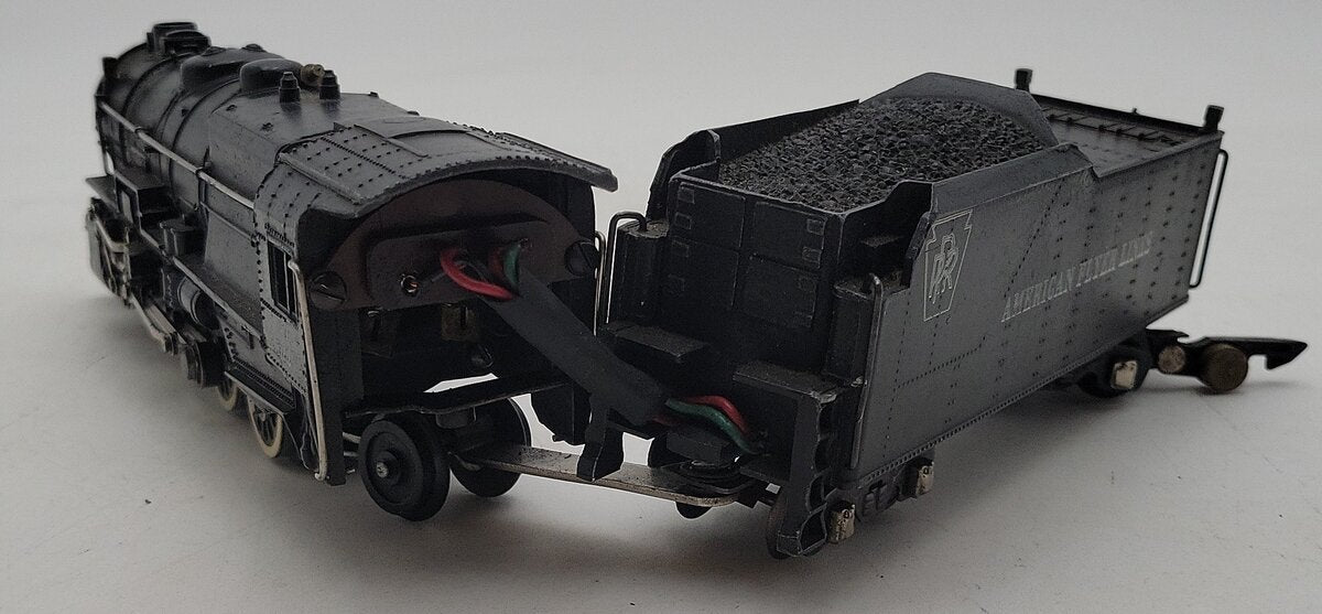 American Flyer 312 VIntage S PRR 4-6-2 Die-cast Steam Locomoive & Tender VG