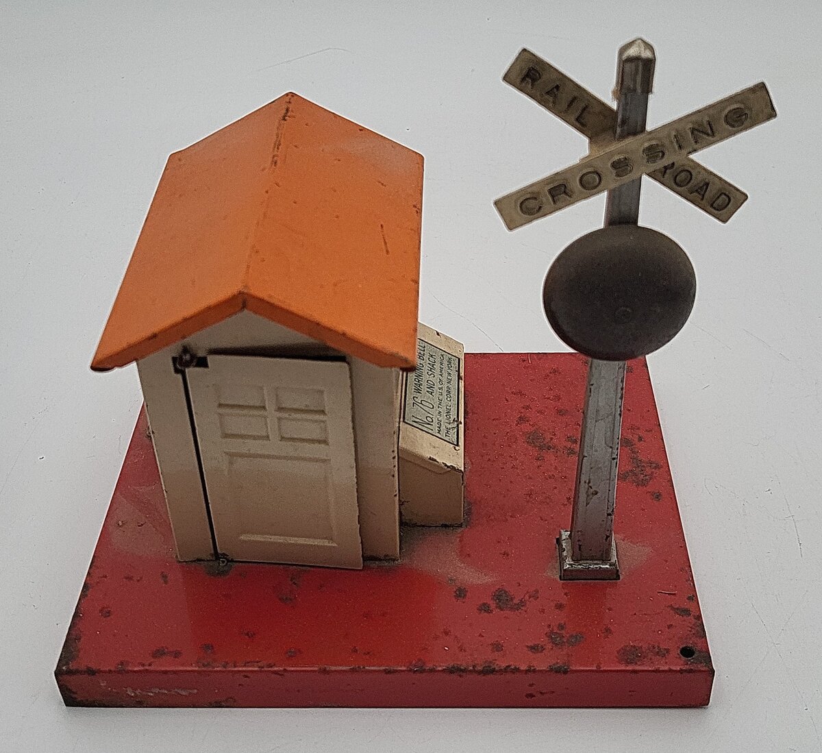 Lionel 76 Vintage O Prewar Warning Bell & Shack VG