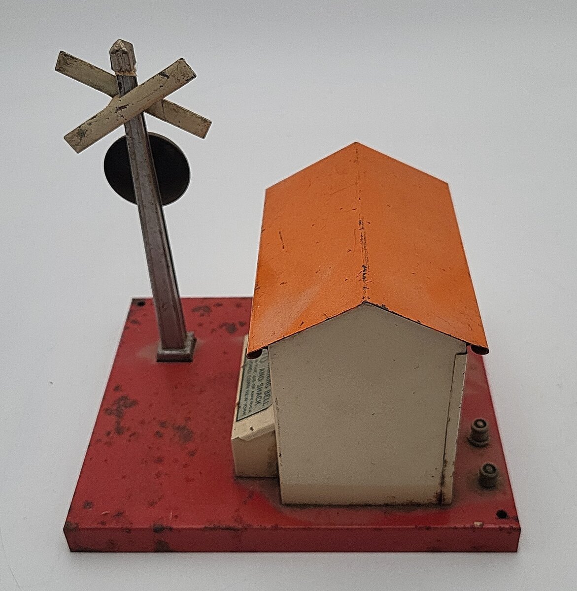 Lionel 76 Vintage O Prewar Warning Bell & Shack VG