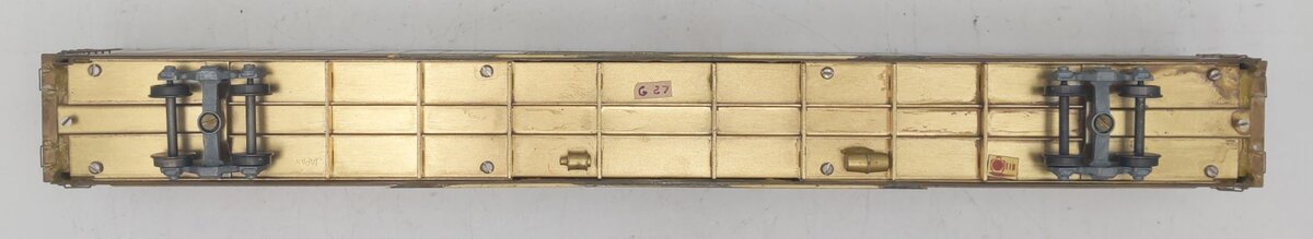 Trains Inc. TID HO Scale BRASS Undecorated 86' Hi-Cube Box Car VG
