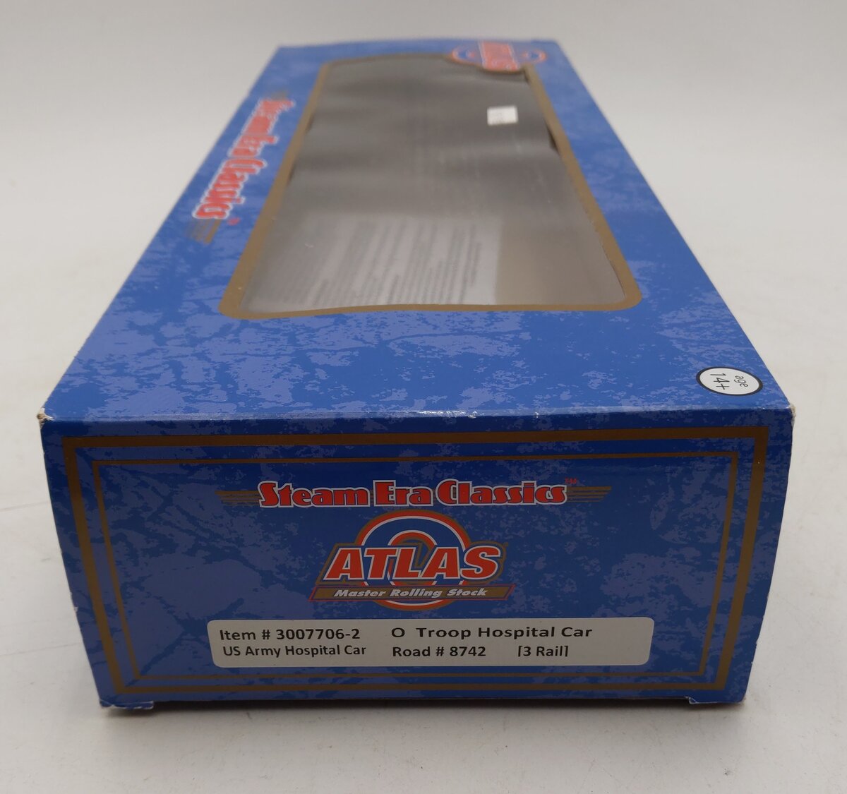 Atlas 3007706-2 O Gauge US Army Troop Hospital Car #8742 LN/Box