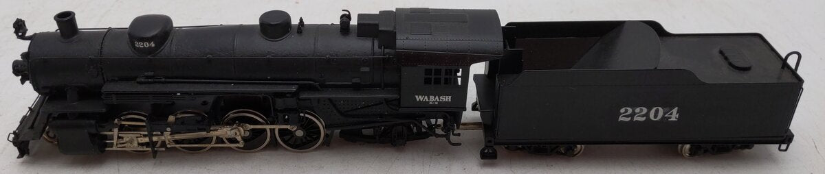 Powerhouse HO Scale BRASS & CAST Wabash Steam Locomotive #2204 VG/Box