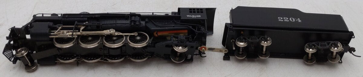 Powerhouse HO Scale BRASS & CAST Wabash Steam Locomotive #2204 VG/Box